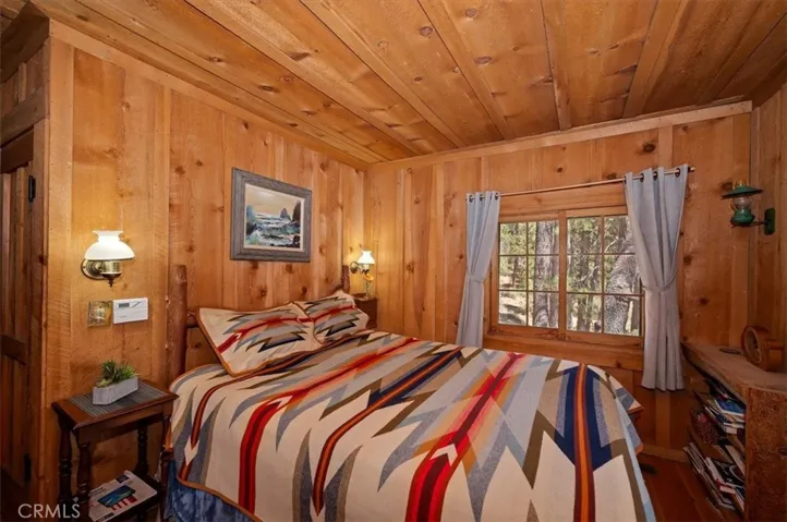 Original wood bedroom