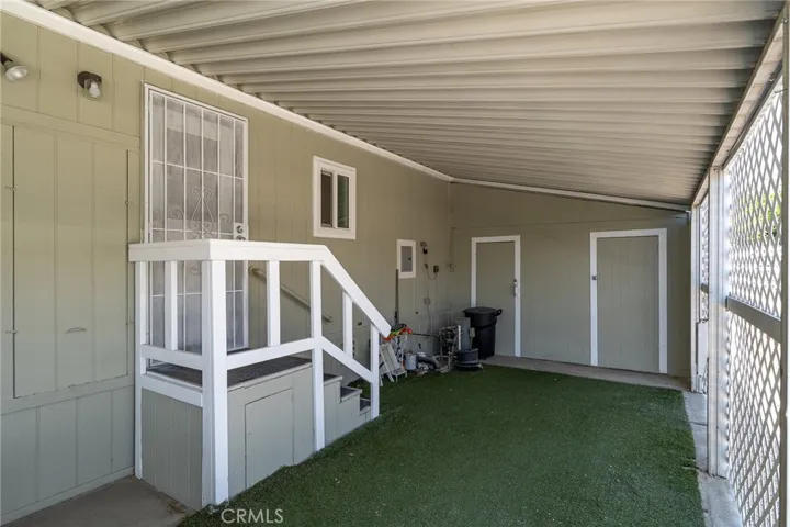 Carport can fit up to 3 cars
