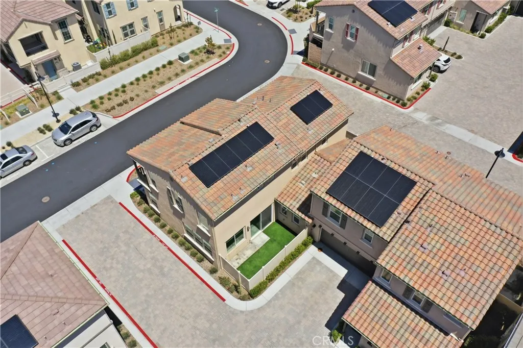 Aerial view - solar owned