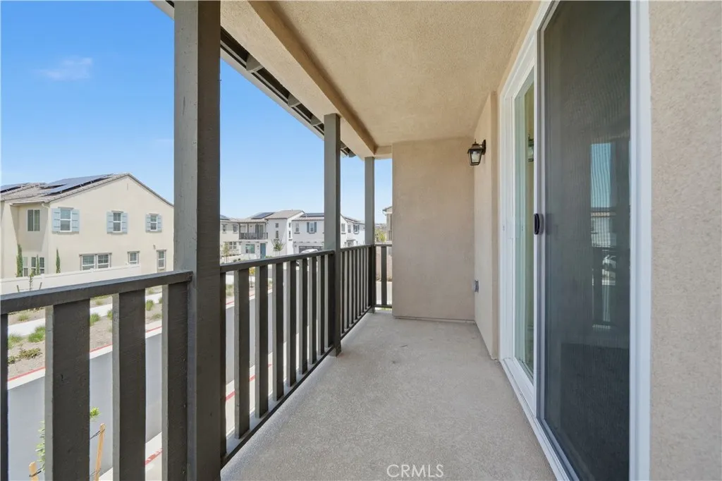 Private balcony off the primary suite