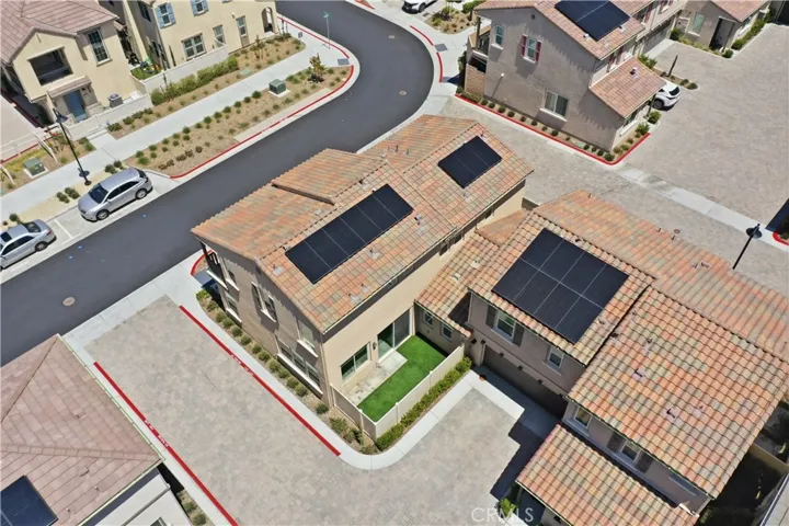 Aerial view - solar owned