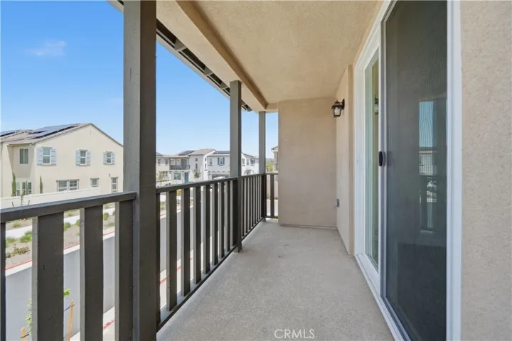 Private balcony off the primary suite