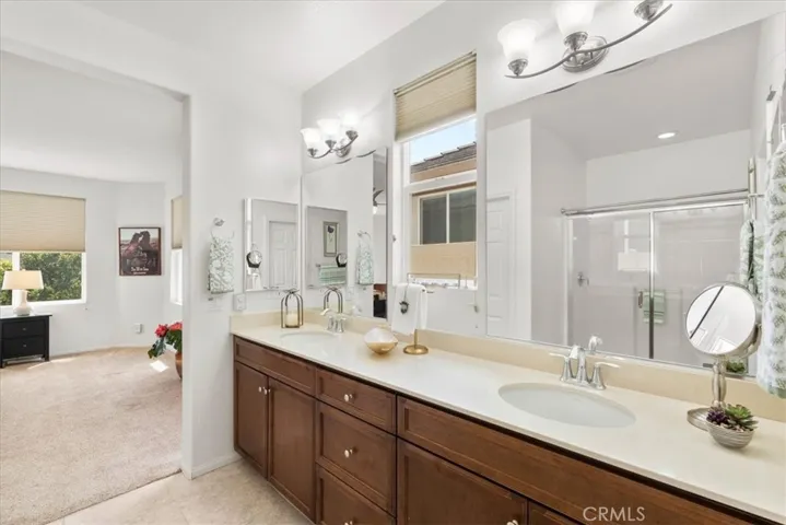 Dual Sinks in Primary Bathroom