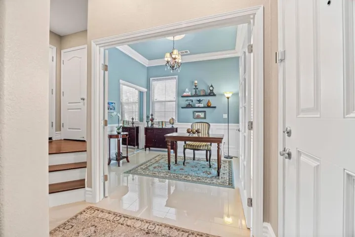 shown here with glass french doors opened