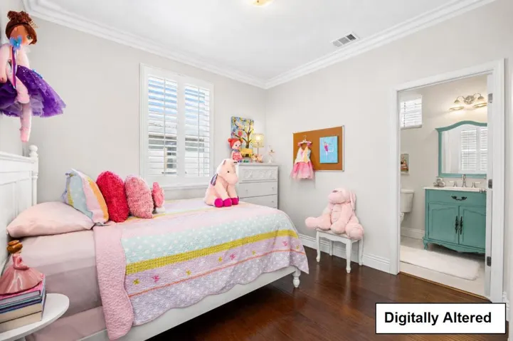 Don't like pink? It's only paint! Digitally altered to show wall color removed