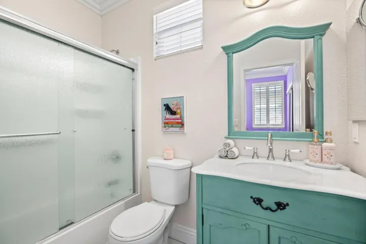 custom vanity and shower over tub