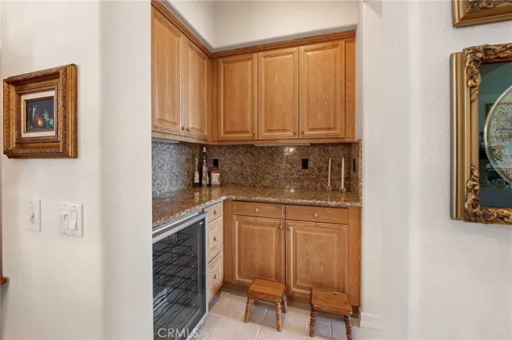 Butlers Pantry with wine/beverage refrigerator