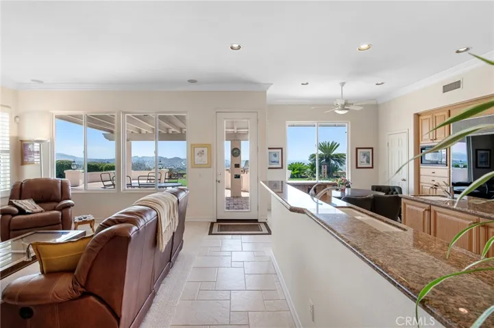 French Door off Family Room leads to aa Covered Patio
