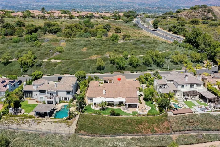 Arial View Looking toward Anaheim Hills