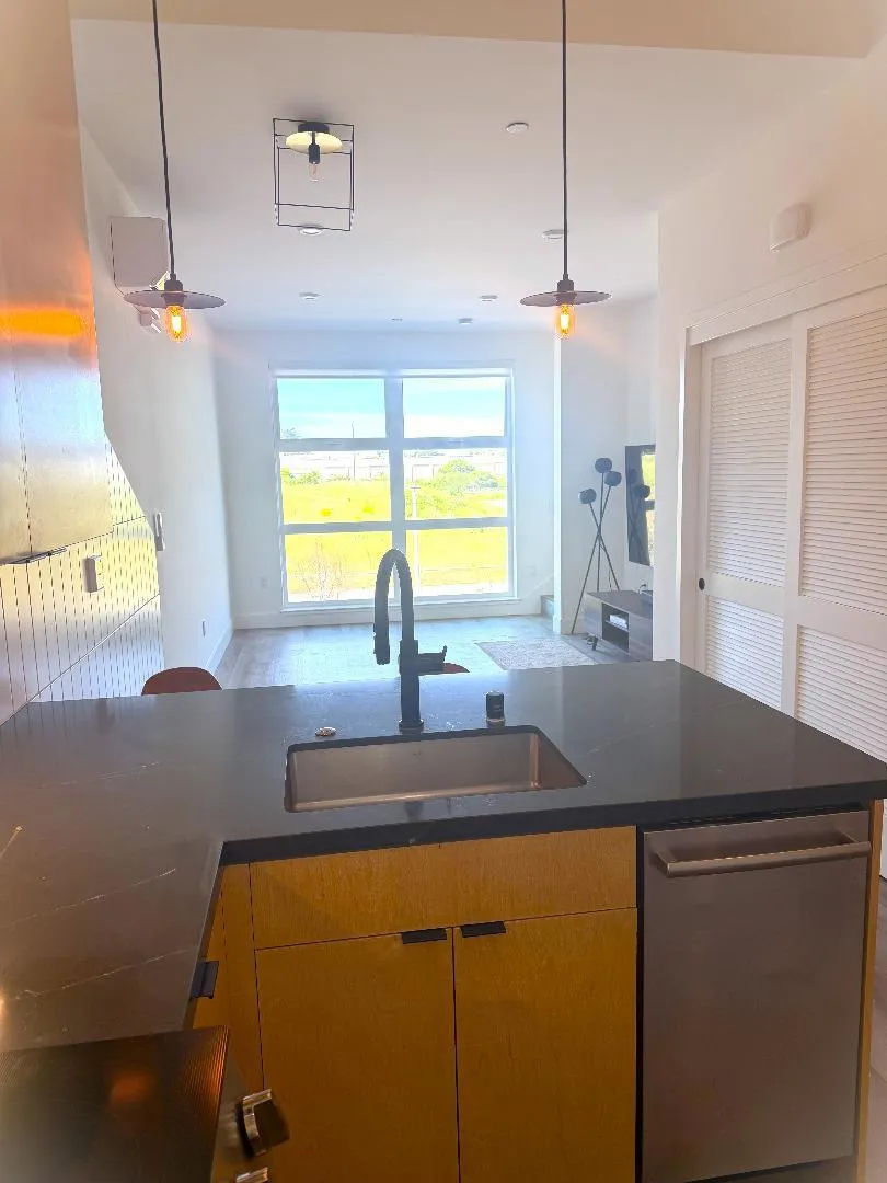 Kitchen/dining area on second floor