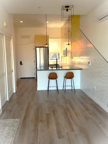 Looking into the kitchen.