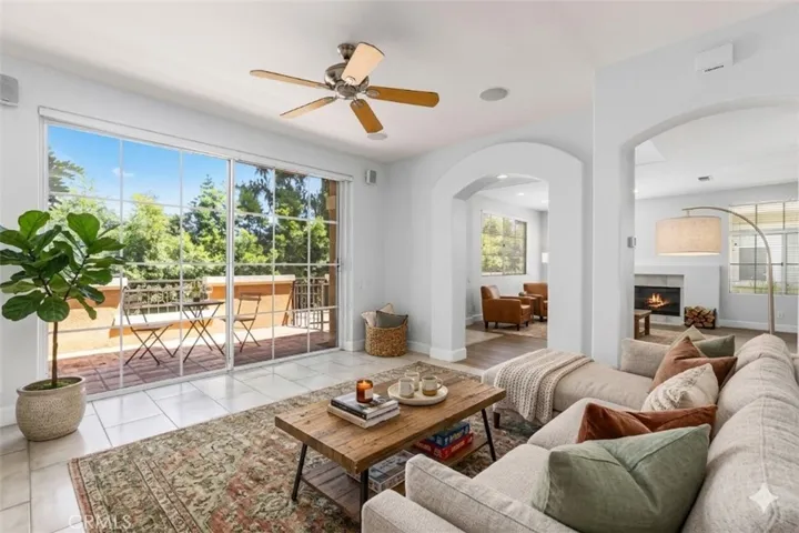 Digitally Staged Family Room