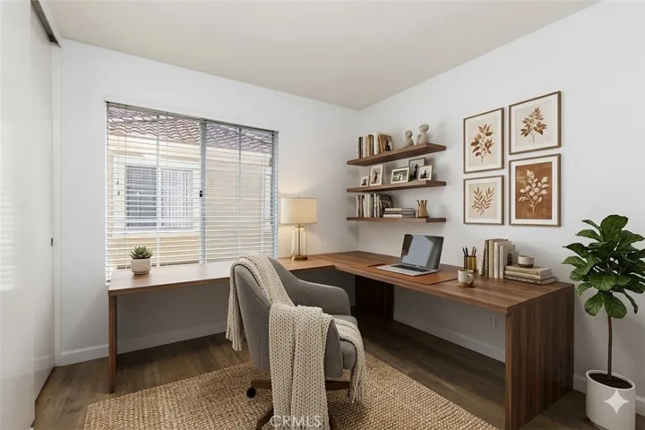 Digitally Staged Office or 3rd bedroom