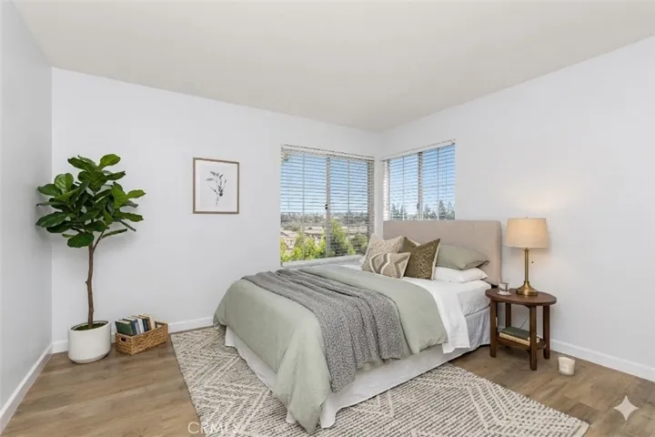 Digitally staged Second Bedroom