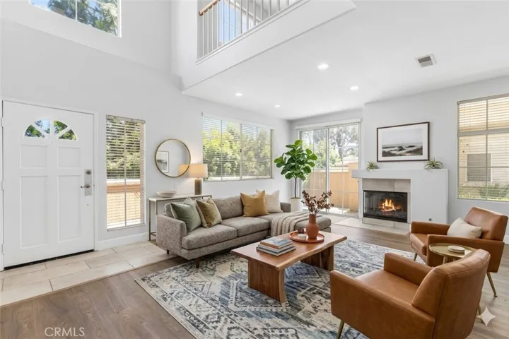 Digitally Staged Living Room
