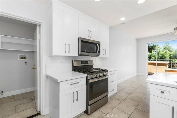 Kitchen and laundry room