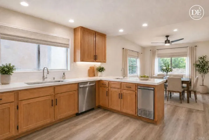 Digitally Enhanced  Kitchen & Dining Rooms