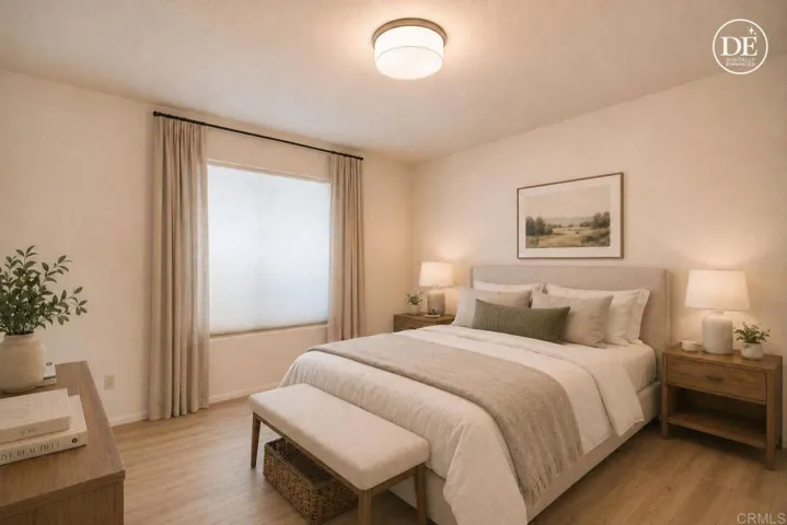 Digitally Enhanced Guest Bedroom