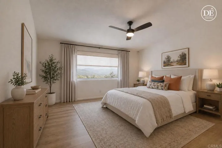 Digitally Enhanced Primary Bedroom