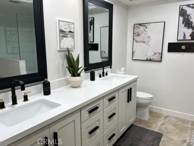 New Master bathroom with dual vanities