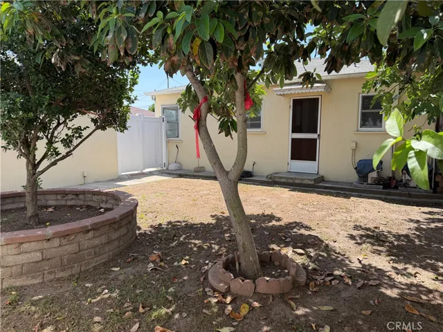 Unit #2 backyard
