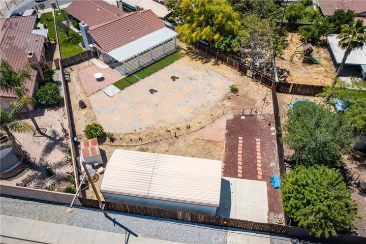 Aerial View of Property Showing Huge Shop, Access to Fairview also Large Enough to Consider an ADU