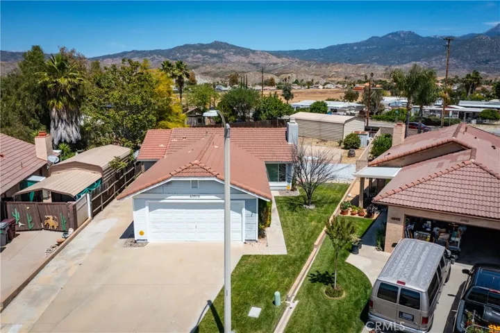 Aerial View of the Front of the Property