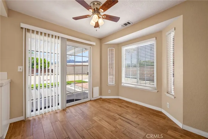 Dinning Room with Patio door