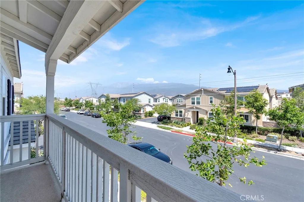 Master bedroom balcony view