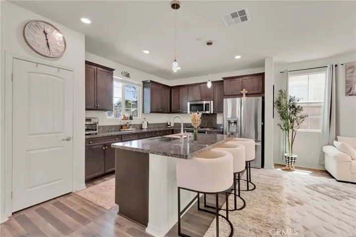 Kitchen island with extra seating