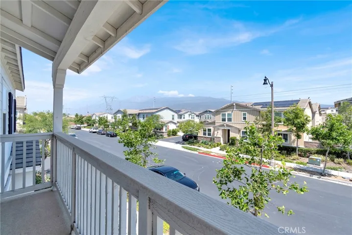 Master bedroom balcony view