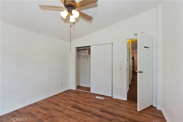 Primary Bedroom and Closet