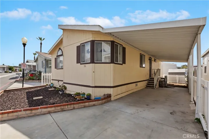 Front of home - carport side