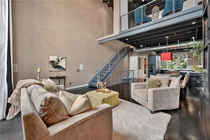Views toward upstairs loft