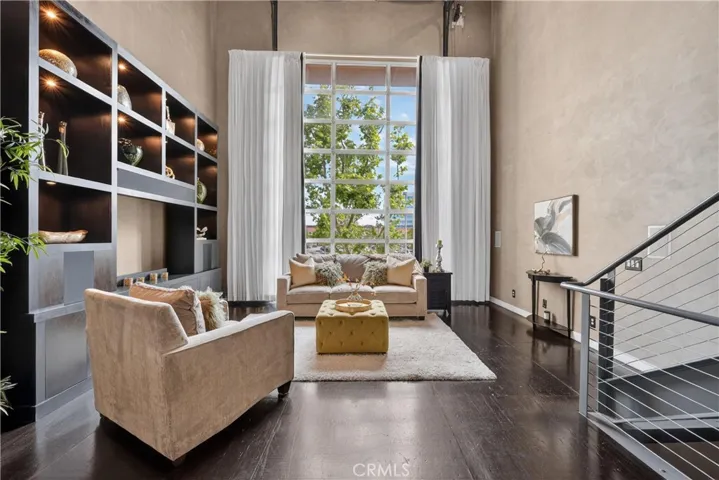 Dramatic custom window treatments