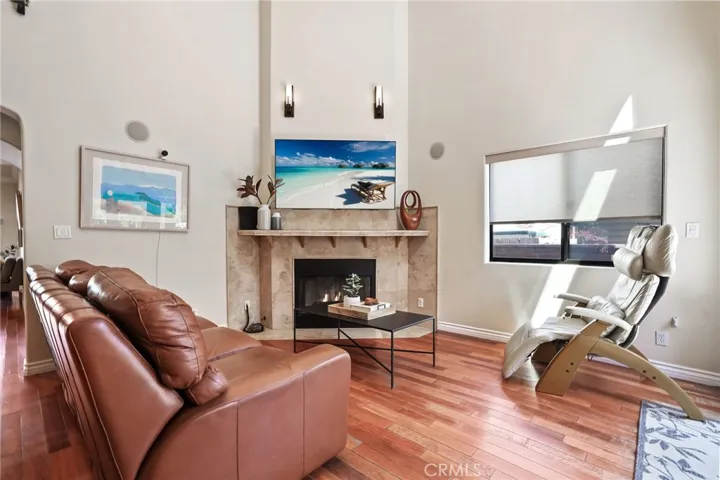 Cozy family room is perfect for watching your favorite shows.
