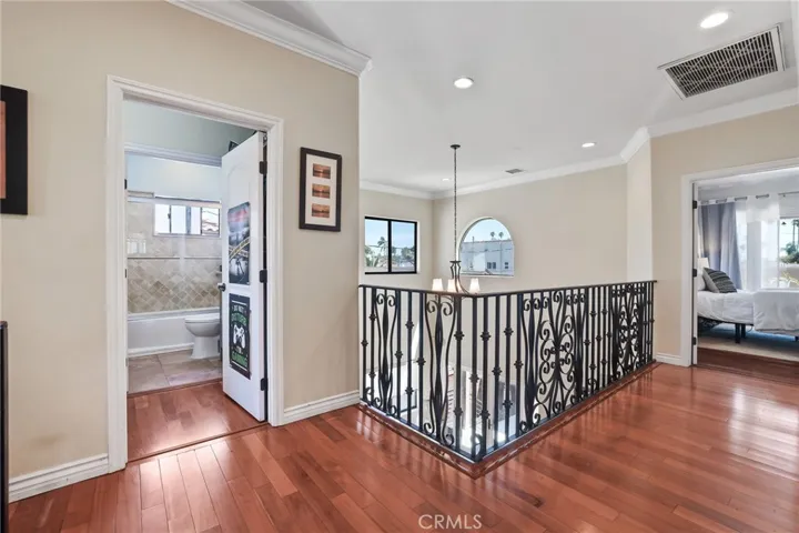 2nd floor landing is spacious and functional.