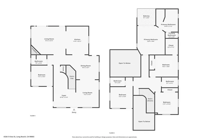 Combined:  1st & 2nd floor