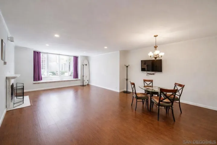 Original floor plan with current bedroom wall divider removed.