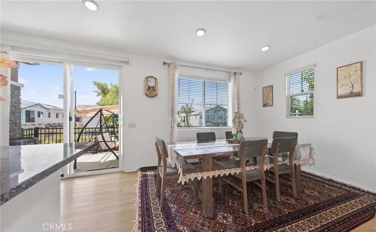 Dining Room with Slider to side yard. : )