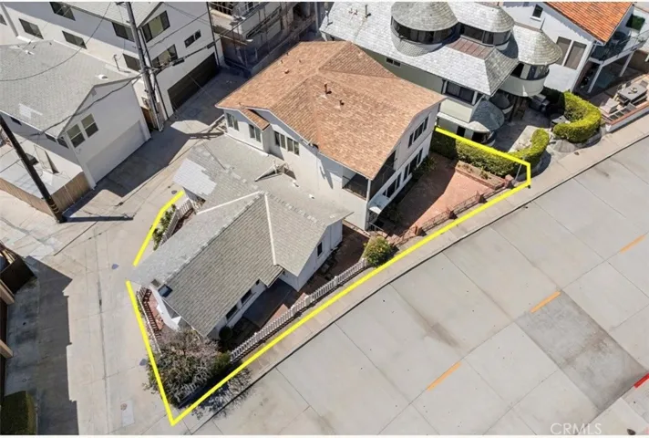 ariel view of the lot