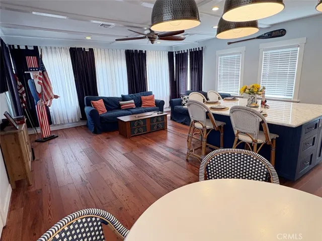 Owner's Unit Dining areas toward Living Room