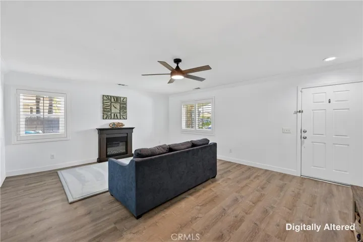 Entryway and Living Room