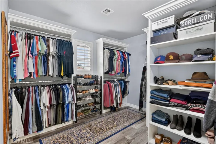 Primary Walk In Closet