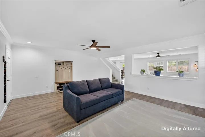 Entryway and Living Room