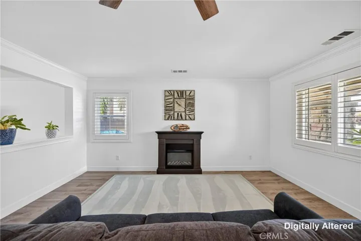 Entryway and Living Room