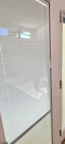 Blinds in between the glass