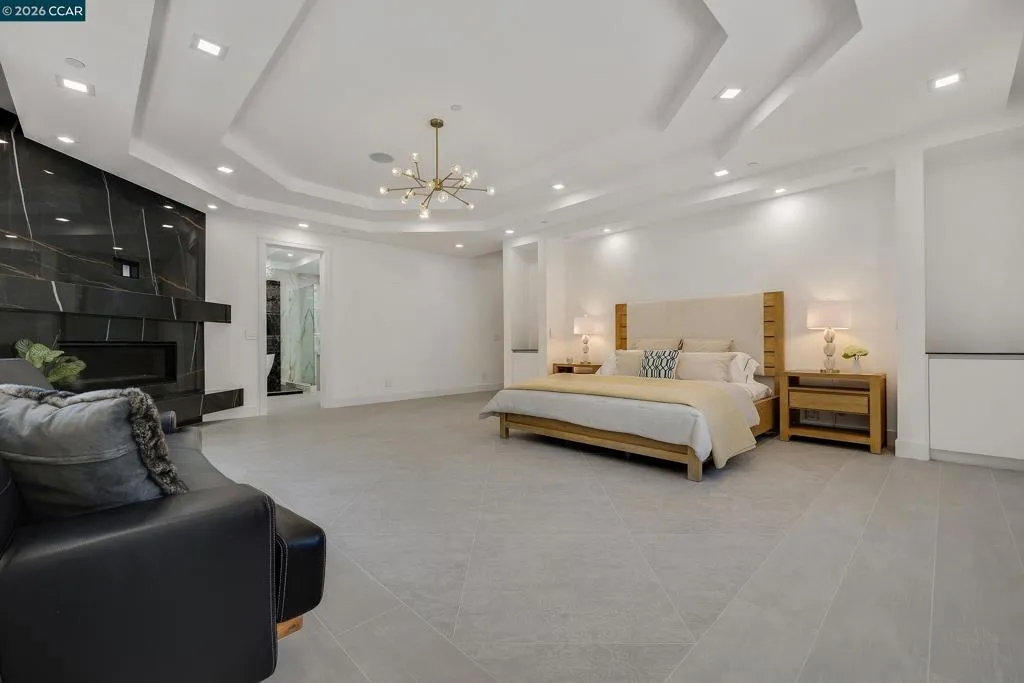 Primary Bedroom Coffered Ceiling