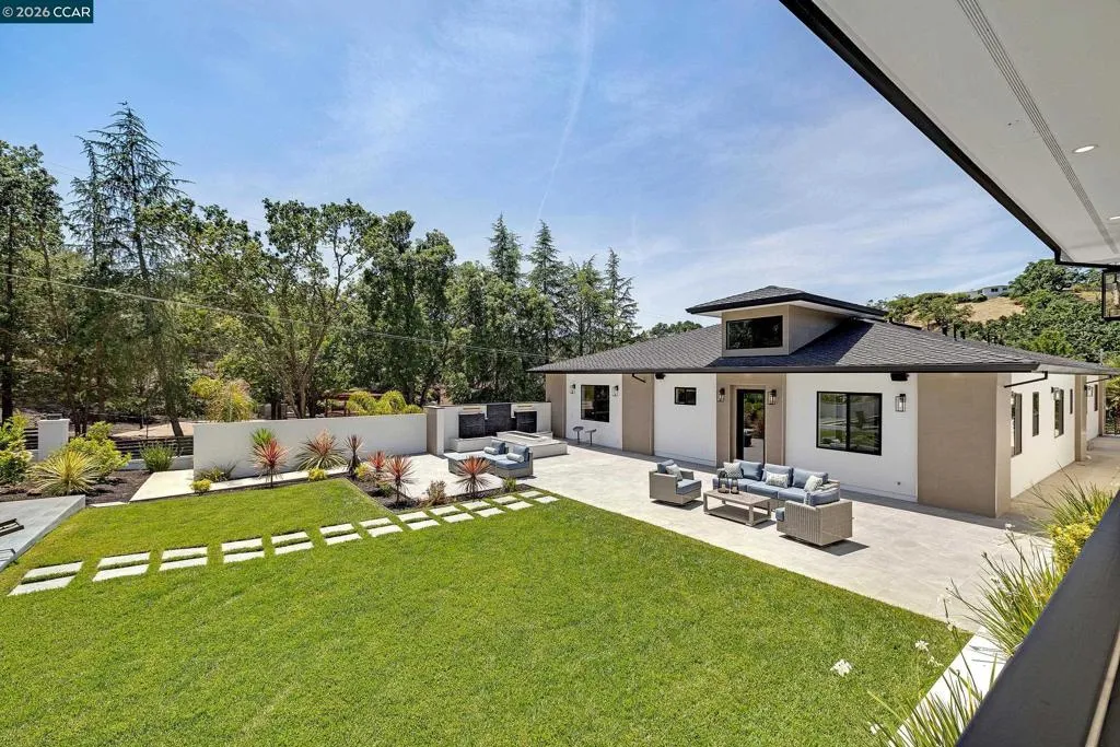 Backyard from Bocce Ball Court