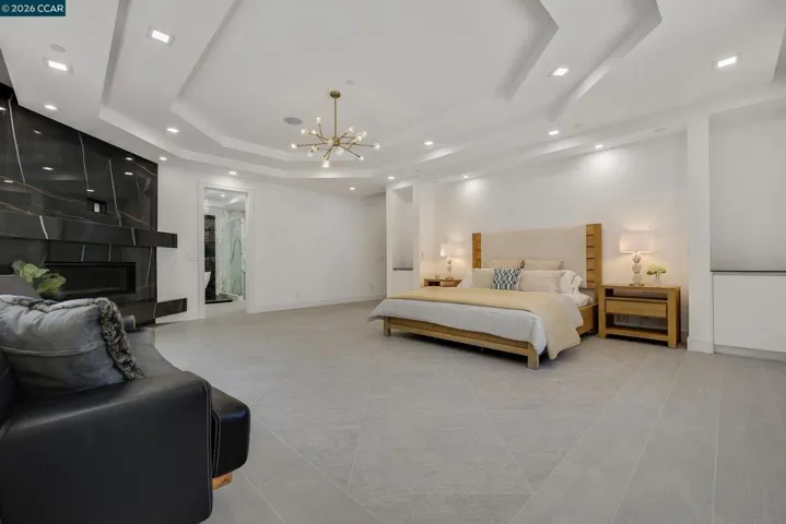 Primary Bedroom Coffered Ceiling